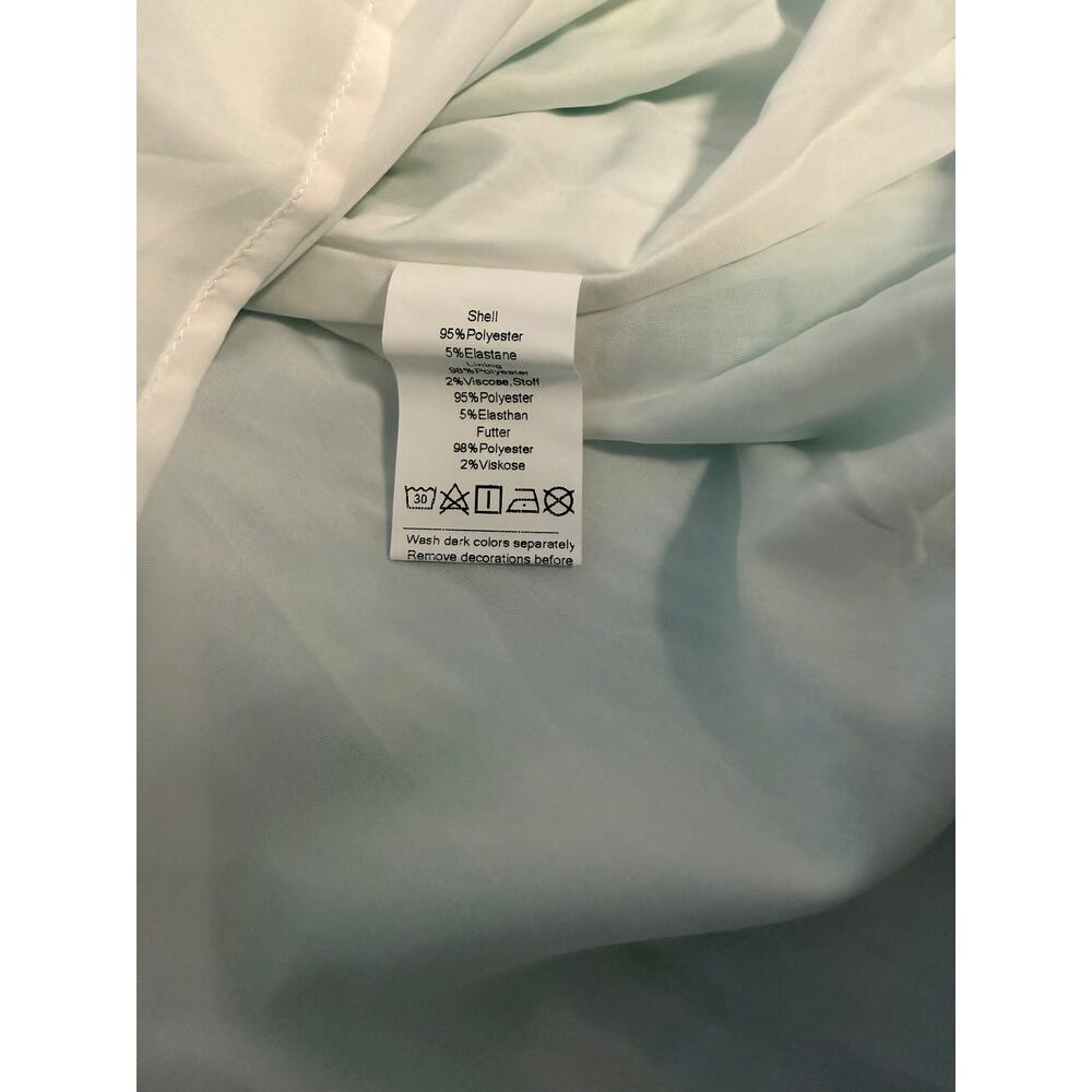 Grace Karin Floral Pleated Midi Dress Blue Green L NWT - Picture 8 of 8